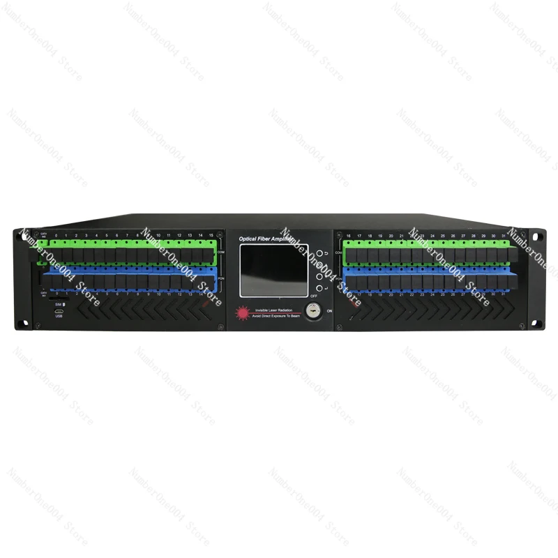 Hot Sale Network 32*23dbm Catv WDM EDFA optical amplifier with WDM 1550nm 10db 25km CATV Transmiter Half price