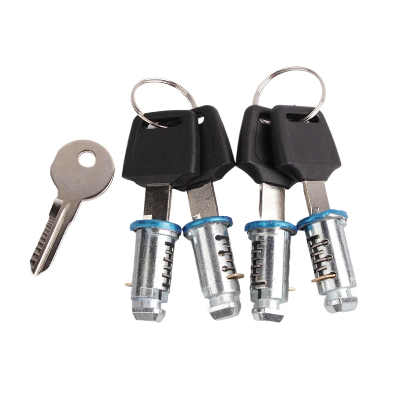 Kit de Cilindros de Fechadura Universal para Bagageiro de Teto com Chaves, Peças Antifurto para Sistema de Carga no Teto do Carro