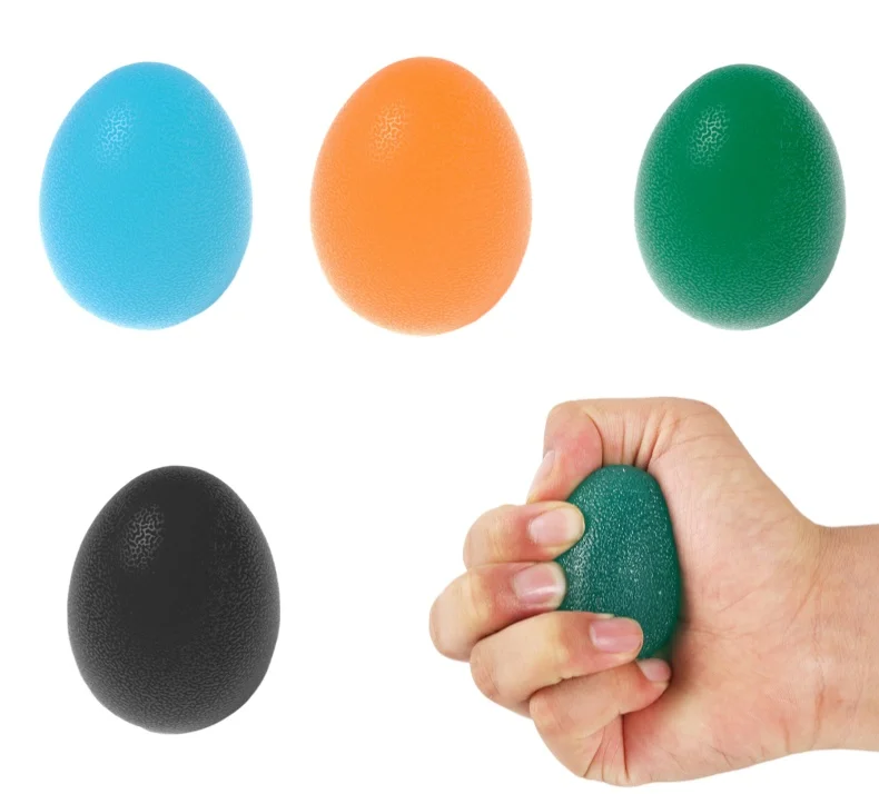 Silicone Grip Ball, Finger Trainer for Guitar, Piano and Golf, Stress Relief Hand Rehabilitation Fitness Tool