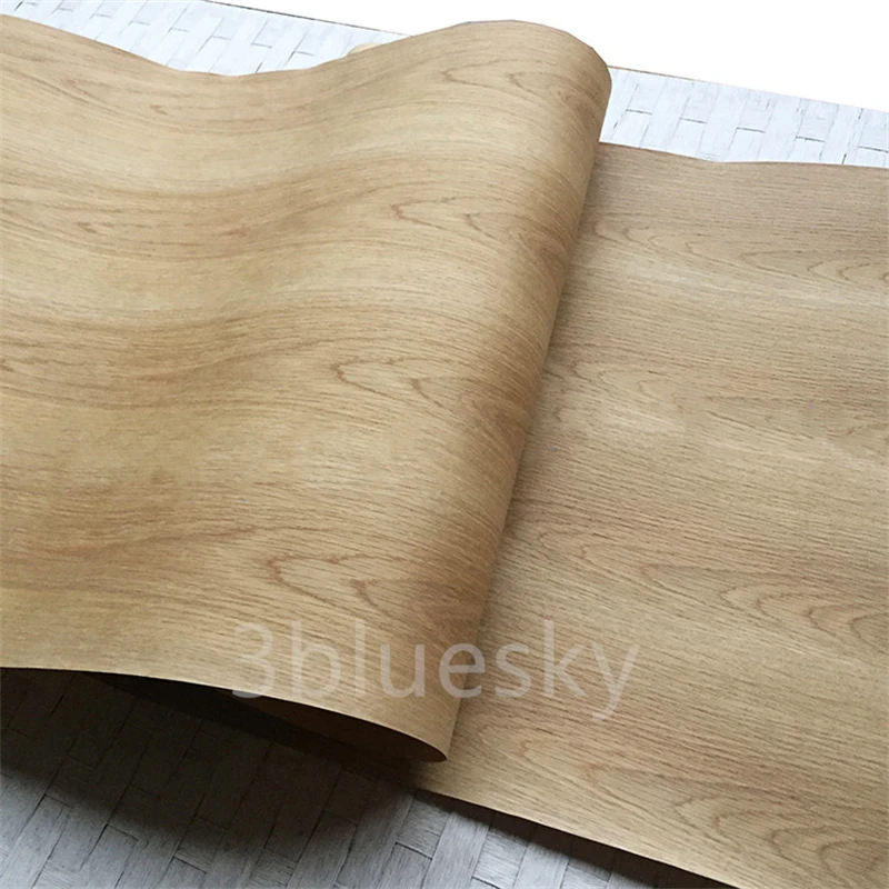 

Natural Wood Veneer White Oak for Furniture Backing Kraftpaper about 60cm x 2.5m 0.25-0.3mm C/C