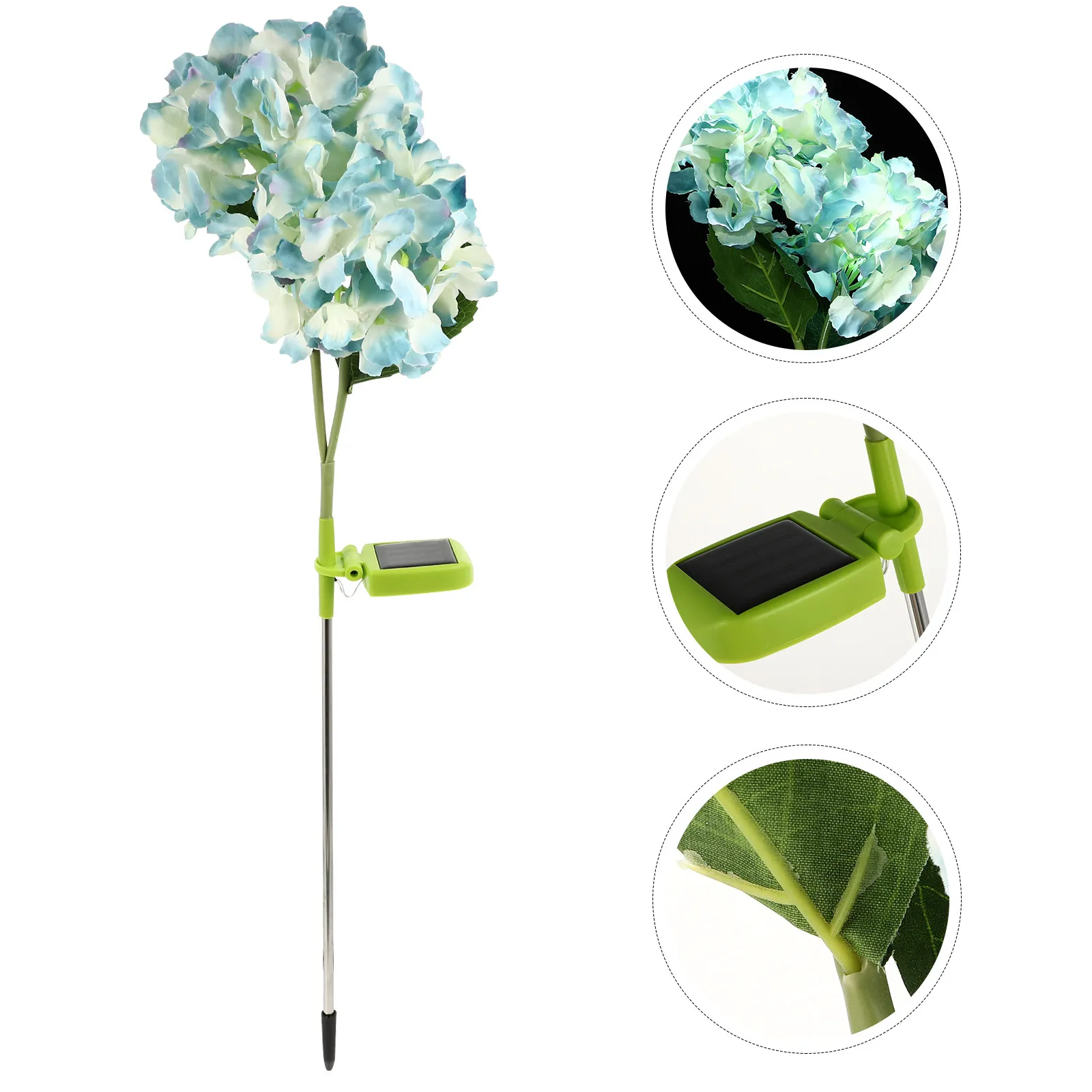 

Solar Ground Plug Light Simulation Flower Shape Outdoor Garden Lawn Yard Driveway Solar Power Landscape Lamp Ground Plug Light