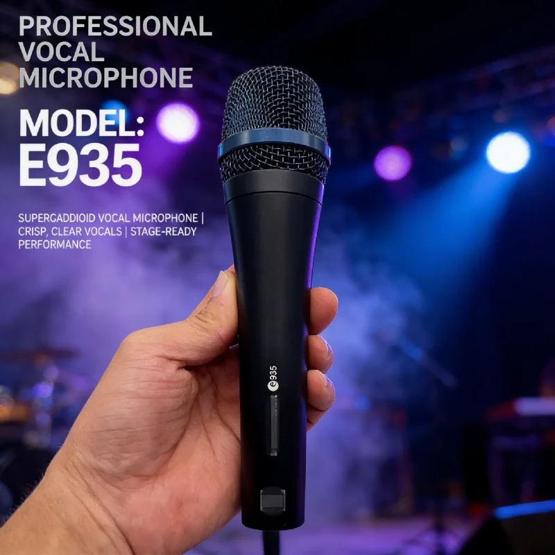 E935 Dynamic Handheld Microphone Evolution 900 Series for Stage Live Singing Karaoke Social Audio Conference Studio 1pcs