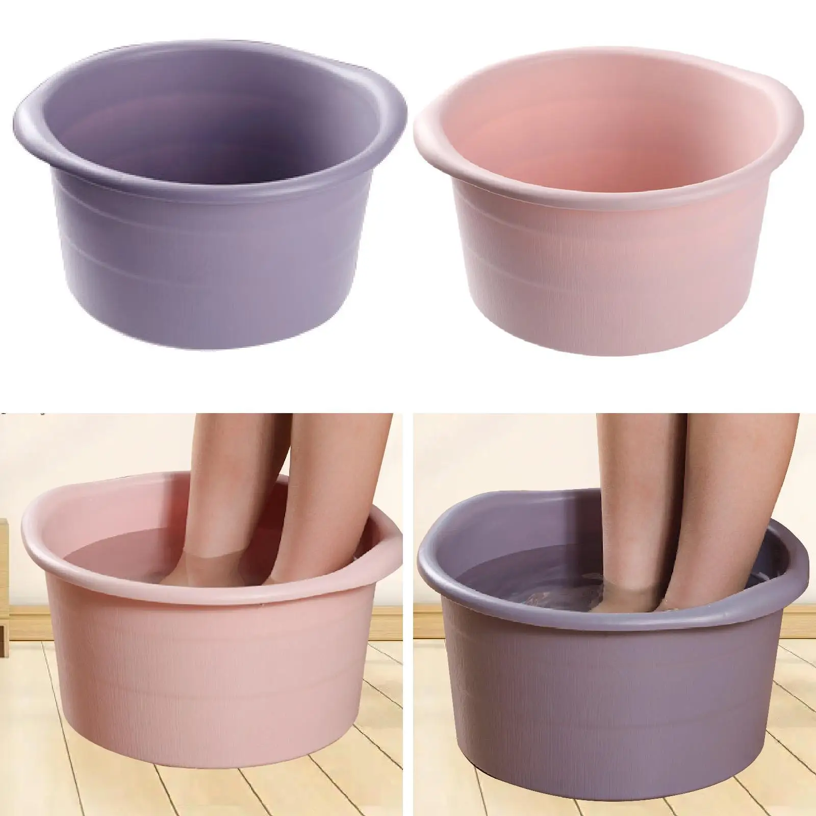 Foot Bath Basin with Handles Massage Acupoint Foot Bath Soak Tub for Washing Soaking Feet Home Pedicure Dry Cracked Feet Men