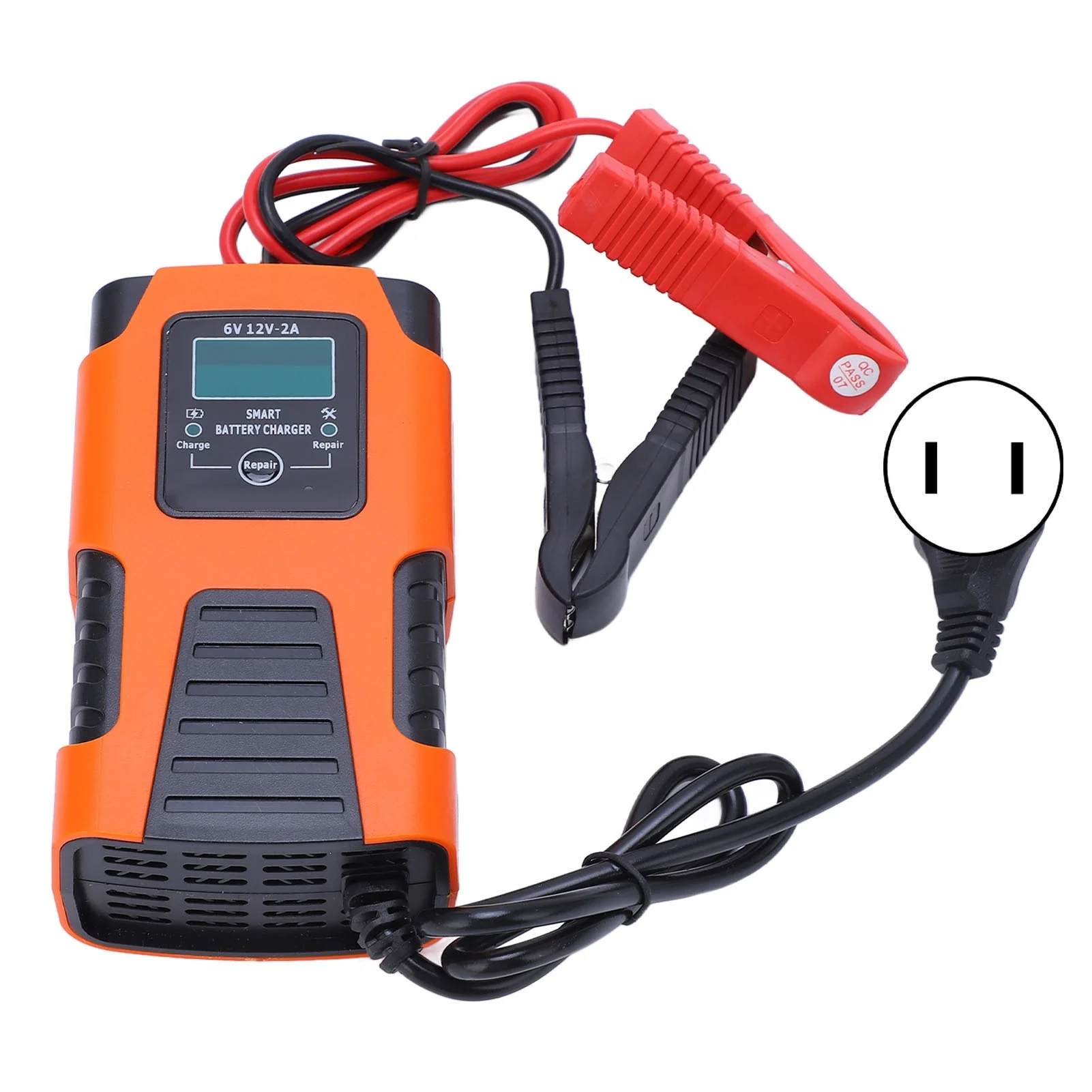 Smart Battery Charger Automatic 3 Stage Self Protection Charger with LCD Display