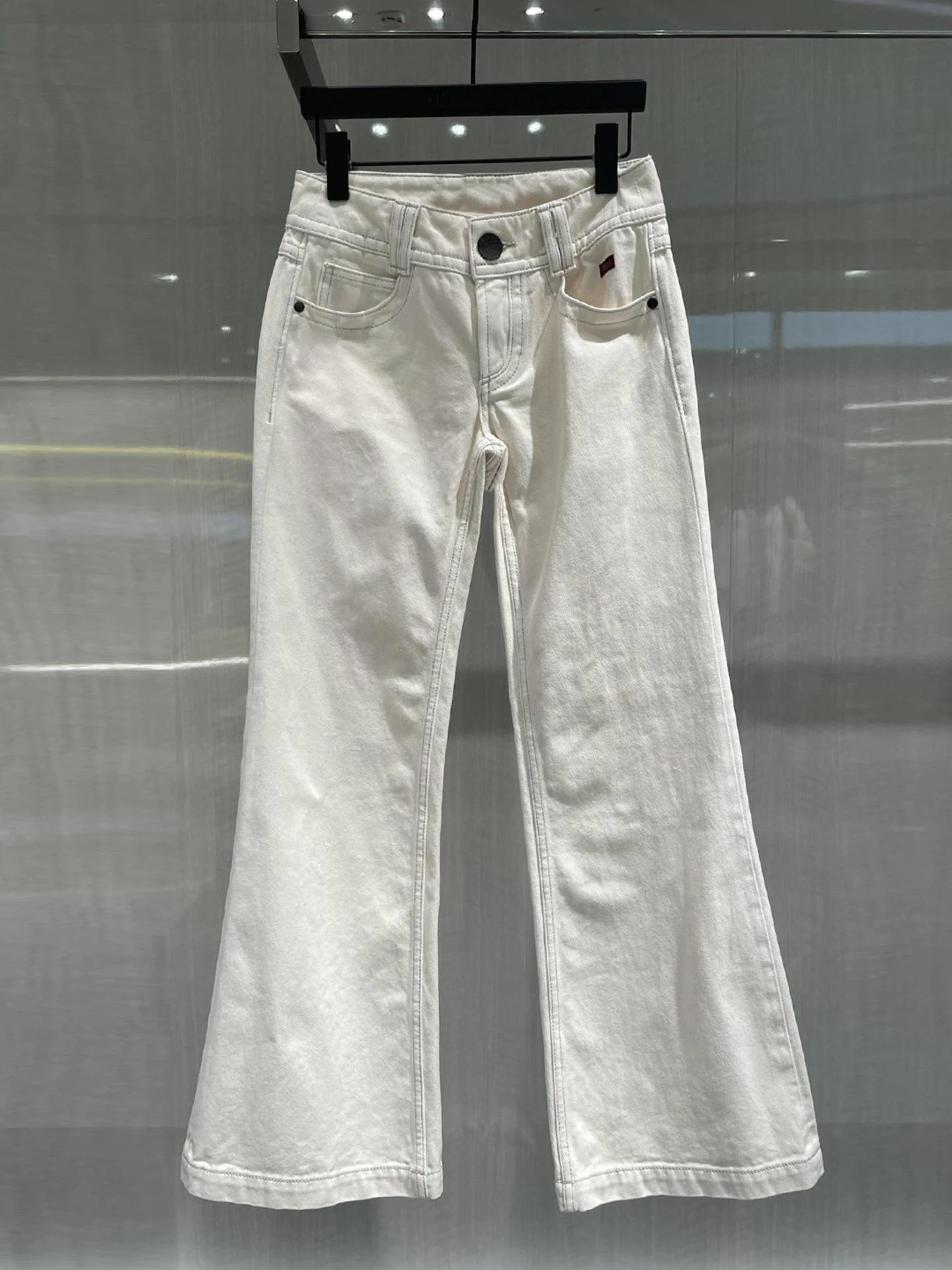 

High Waist Wide Leg Denim Jeans Casual White Women's Summer New Arrival by Nan You Premium Women's Fashion