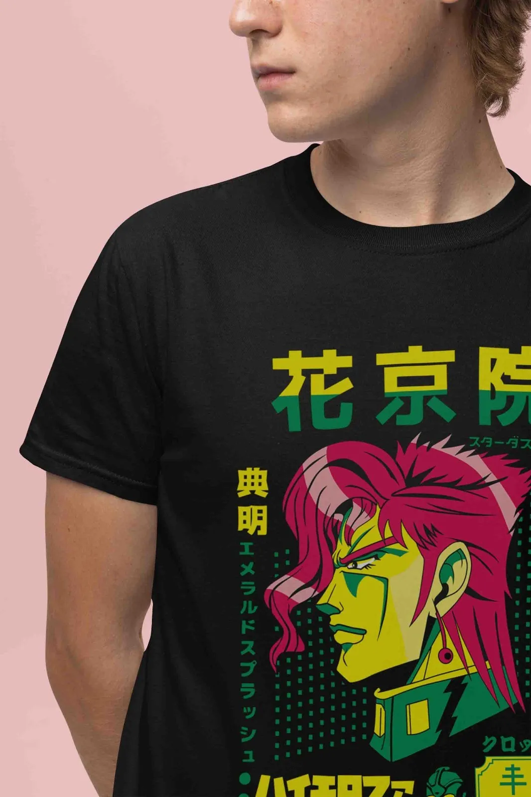Jojo's Bizarre Adventure T-Shirt Jotaro Tshirt Dio Joseph Shirt Giorno Anime Tee