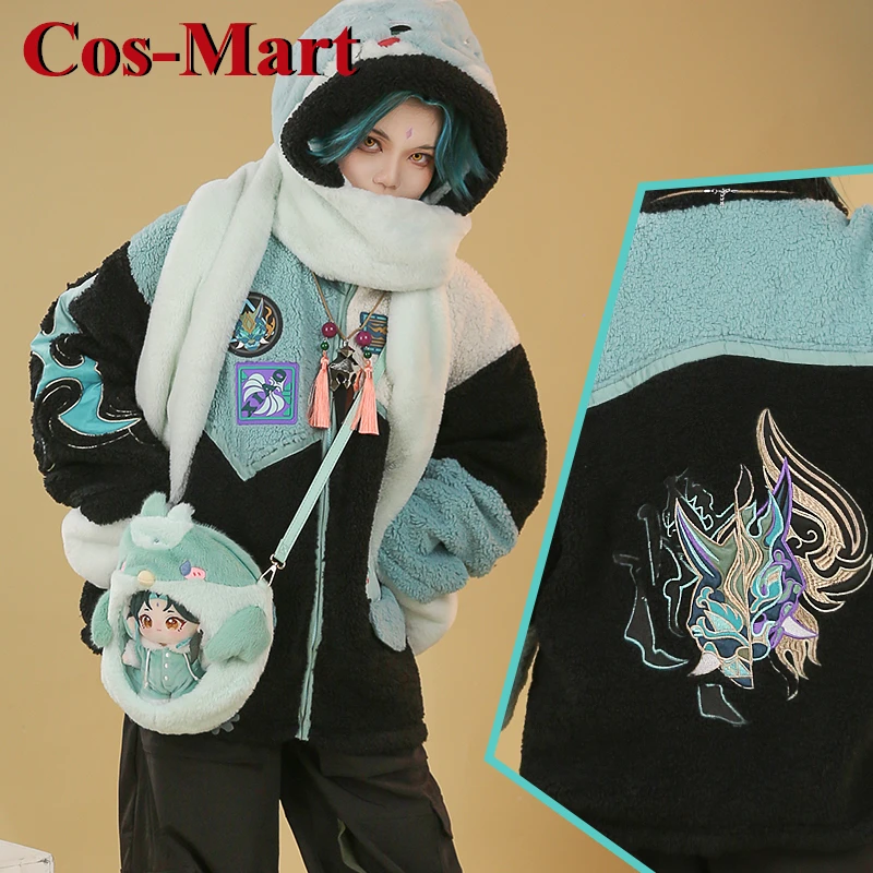 

Cos-Mart Hot Game Genshin Impact Xiao Cosplay Costume Fashion Handsome Uniform Coat Activity Party Role Play Clothing