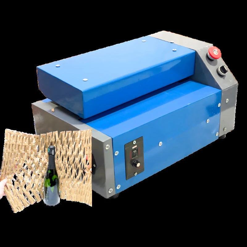Paper pad cardboard expansion cutting machine 220V 400W corrugated cardboard box honeycomb cushion production equipment