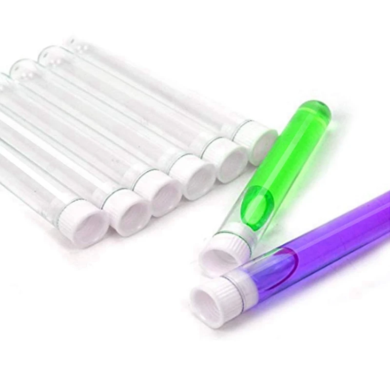 Tubo plástico claro do teste de 100 pces com parte inferior em forma de u do tampão 12x100mm com cremalheira de alumínio do tubo do teste de 14mm 40 furos