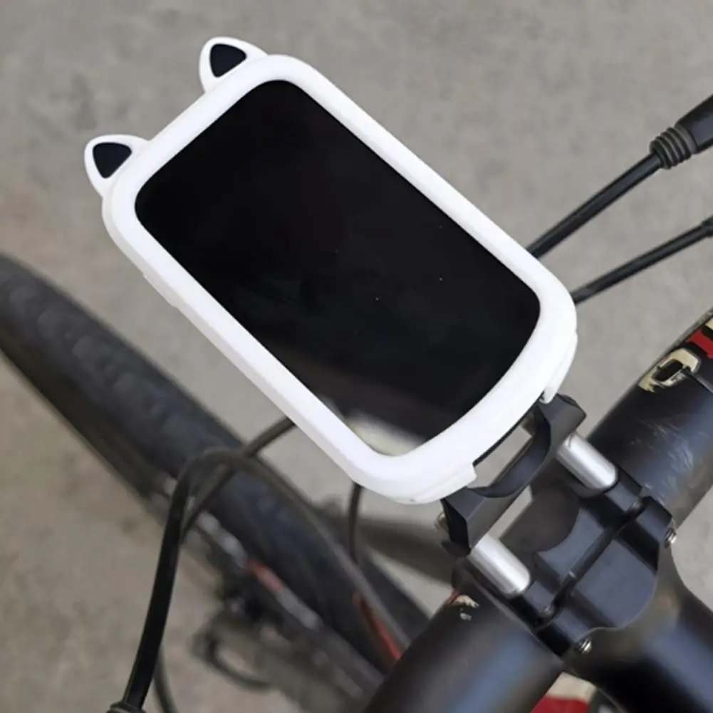 Silicone Soft Shell Protective Case Screen Protector Film Cover For BiNavi Air GPS Bicycle Computer Skin Accessories ﻿