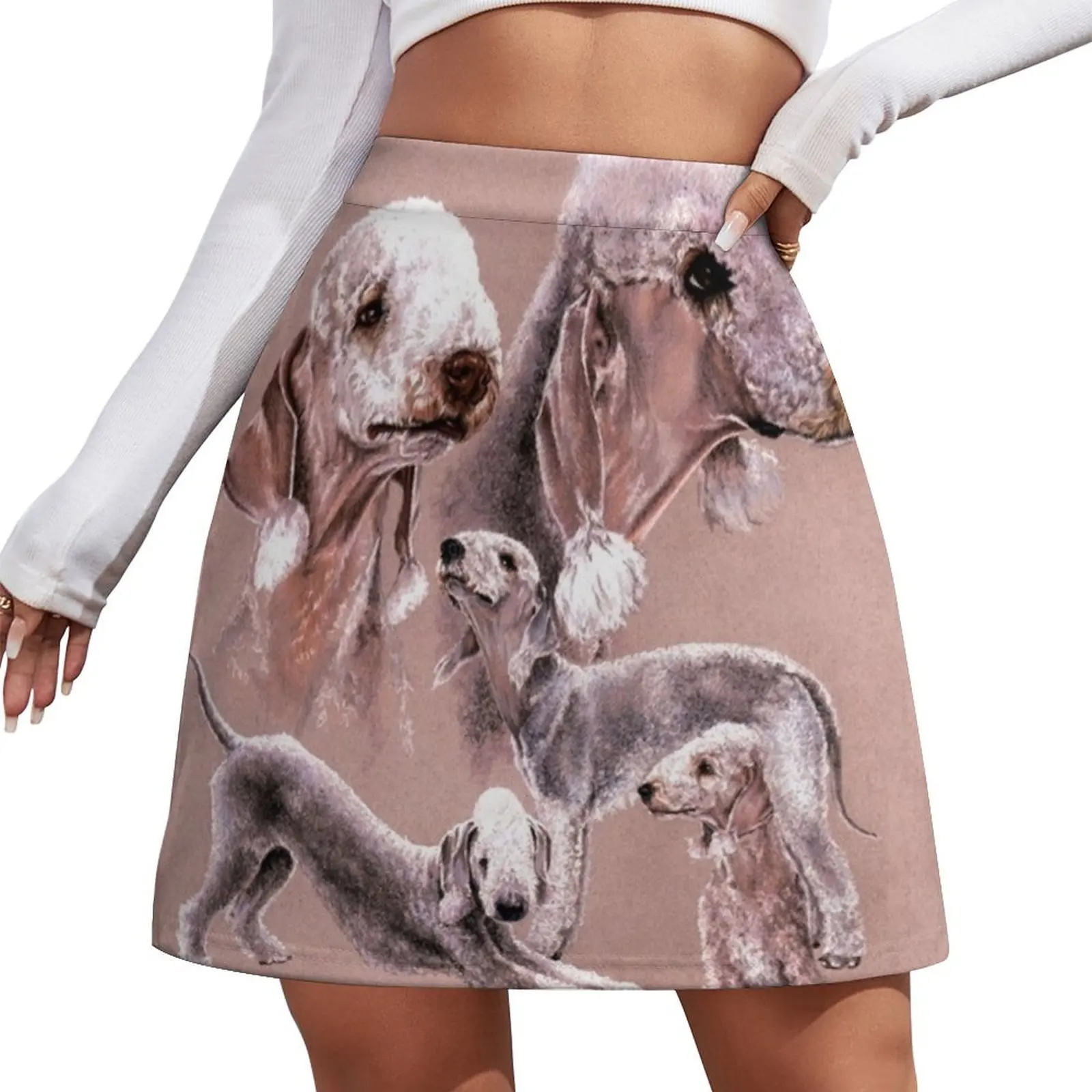 

Bedlington Terrier Gallimaufry Mini Skirt Skirt shorts midi skirt for women Women korean ladies summer