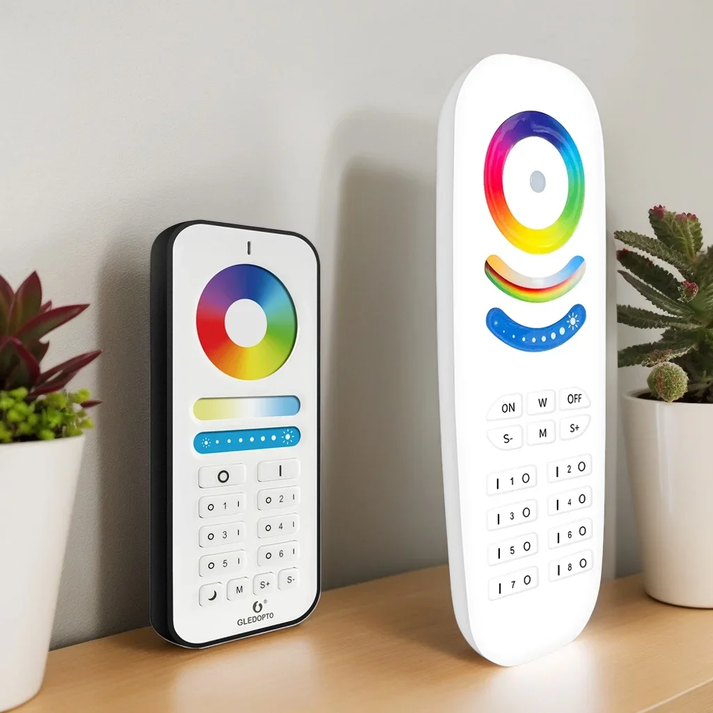 6/8 Zone Group Control 2.4G RGBCCT Smart Home  Control RF Remote Controller