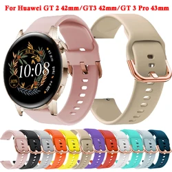 Huawei Watch GT2 GT 2 스트랩, GT 3 42mm, GT3 Pro 43mm 손목 밴드, 스마트 워치 Correa 20mm 교체 밴드