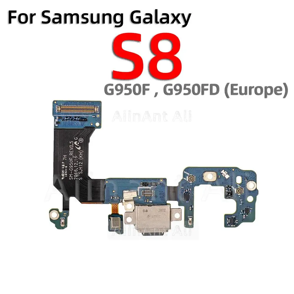 Aiinant USB Datum Ladestation Port Board Anschluss Ladegerät Flex kabel für Samsung Galaxy S8 S9 plus G950F G955F G960F G965F