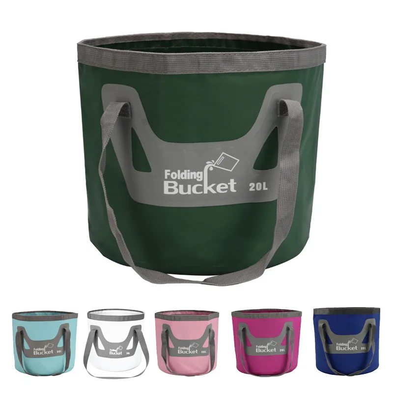 

Collapsible Bucket Camping Water Storage Container Portable Folding Foot Bath Tub Wash Basin for Travel Hiking Fishing Swimming