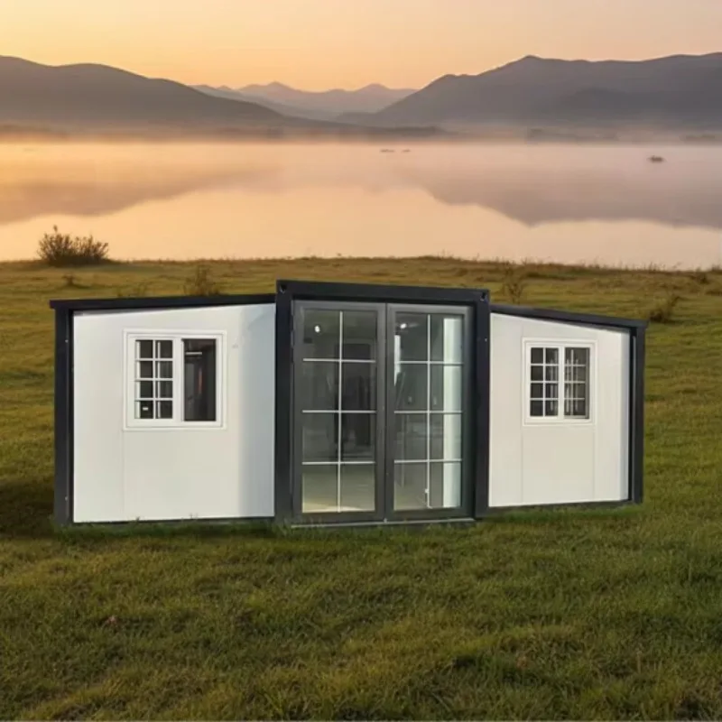 YG Customized Expandable Double Wing Container House 20ft/40ft 2-3 Bedrooms Luxury Mobile Villa Hotel Flat Pack Easy Install Wea