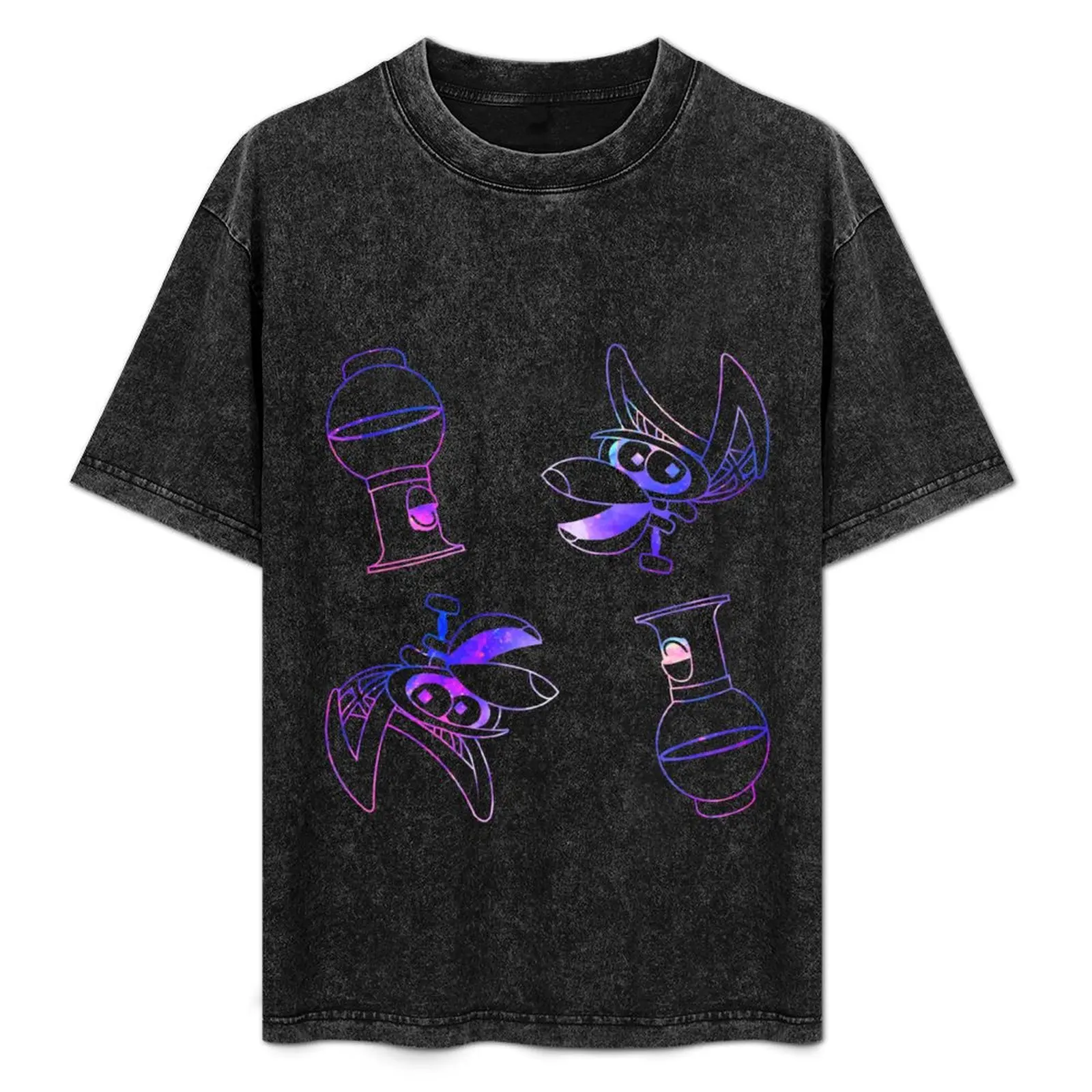 

MST3K - The Bots space pattern T-Shirt anime figures blue lock anime tshirt compression shirt men