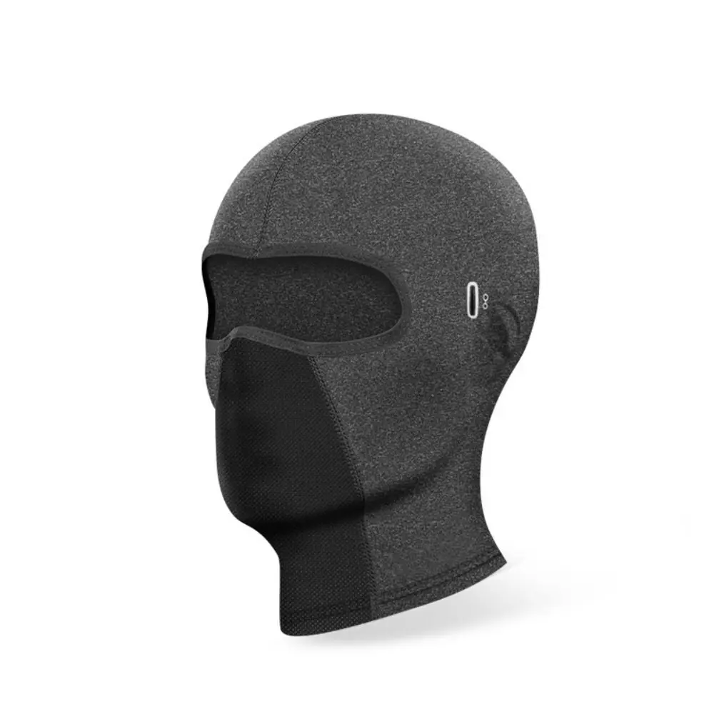 

Anti-UV Full Face Cover Cycling Cap Breathable with Glasses Hole Bicycle Ice Silk Headgear Sun Protection Full Face