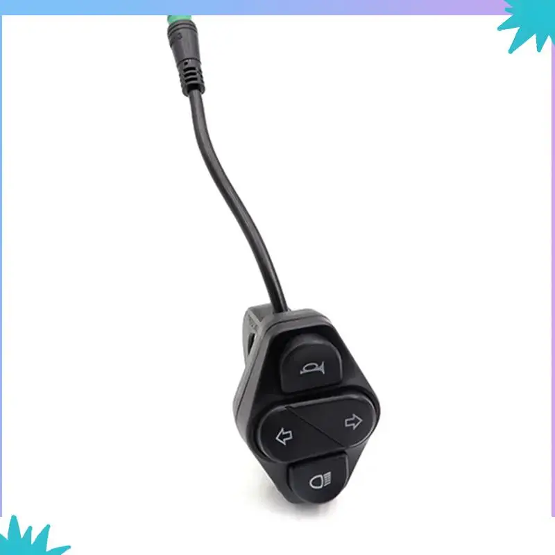 Pulsante faro ABZW per scooter elettrico Kukirin G2 Master Accessori per interruttori indicatori di direzione a 5 pin
