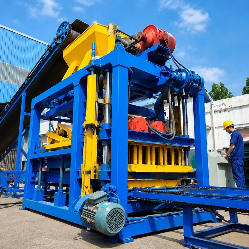 Advanced Concrete Brick Making Line Customized Fully Automatic Block Production Equipment for Hollow Paver Plant Use