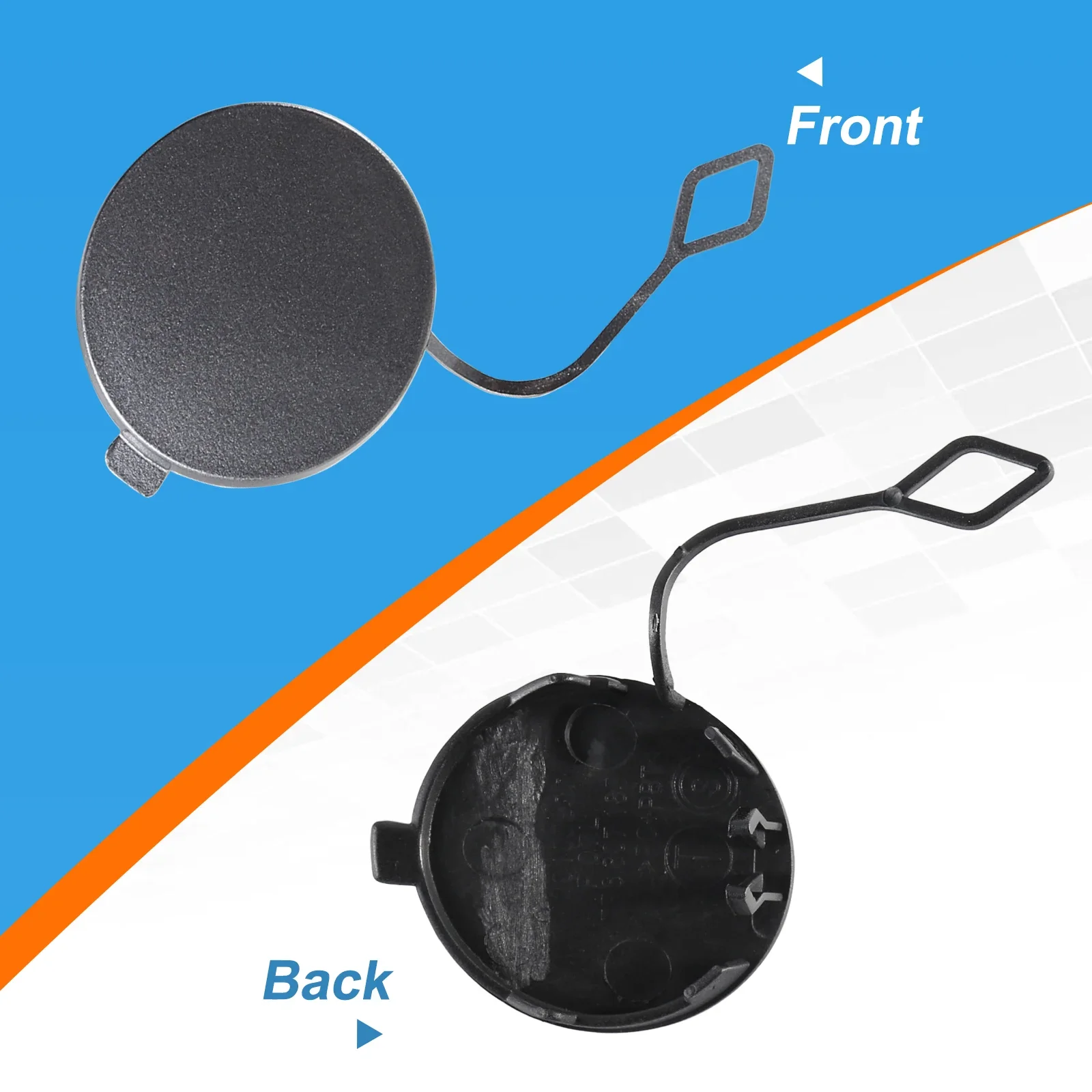 Voorbumper Trekhaak Cover Cap Voor VW Touareg 2011 2012 2013 2014 7P6807185 7P6807186 Trailer cover Auto Accessoires