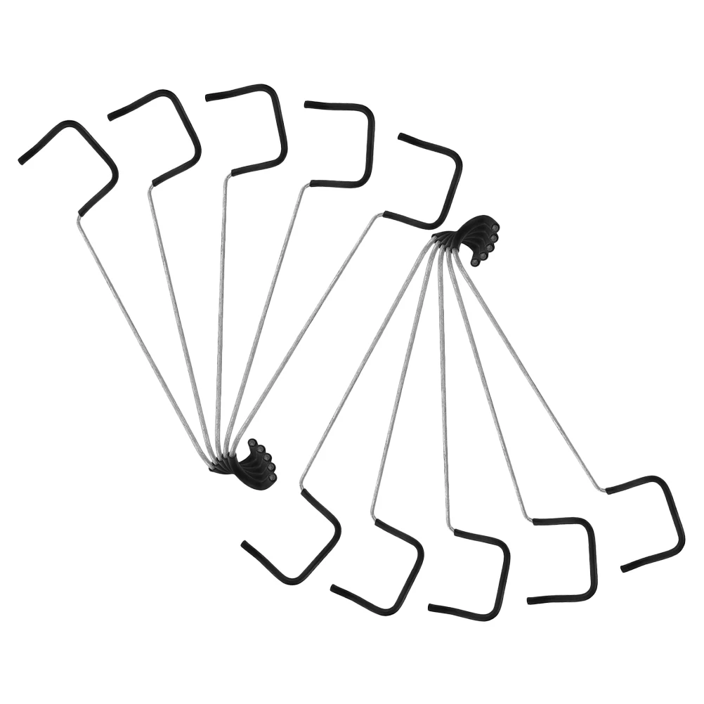 

10pcs Fruit Tree Branch Spreader Shaper Galvanized Steel Wire Bending Tool Silver Color Suitable for Apple Promotes