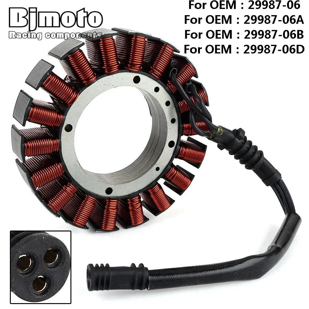 

Motorcycle Stator Coil For Harley FLHR 103 Road King FLHTCU Ultra Classic FLRT Freewheeler FLHX Street Glide FLTRX Road Glide