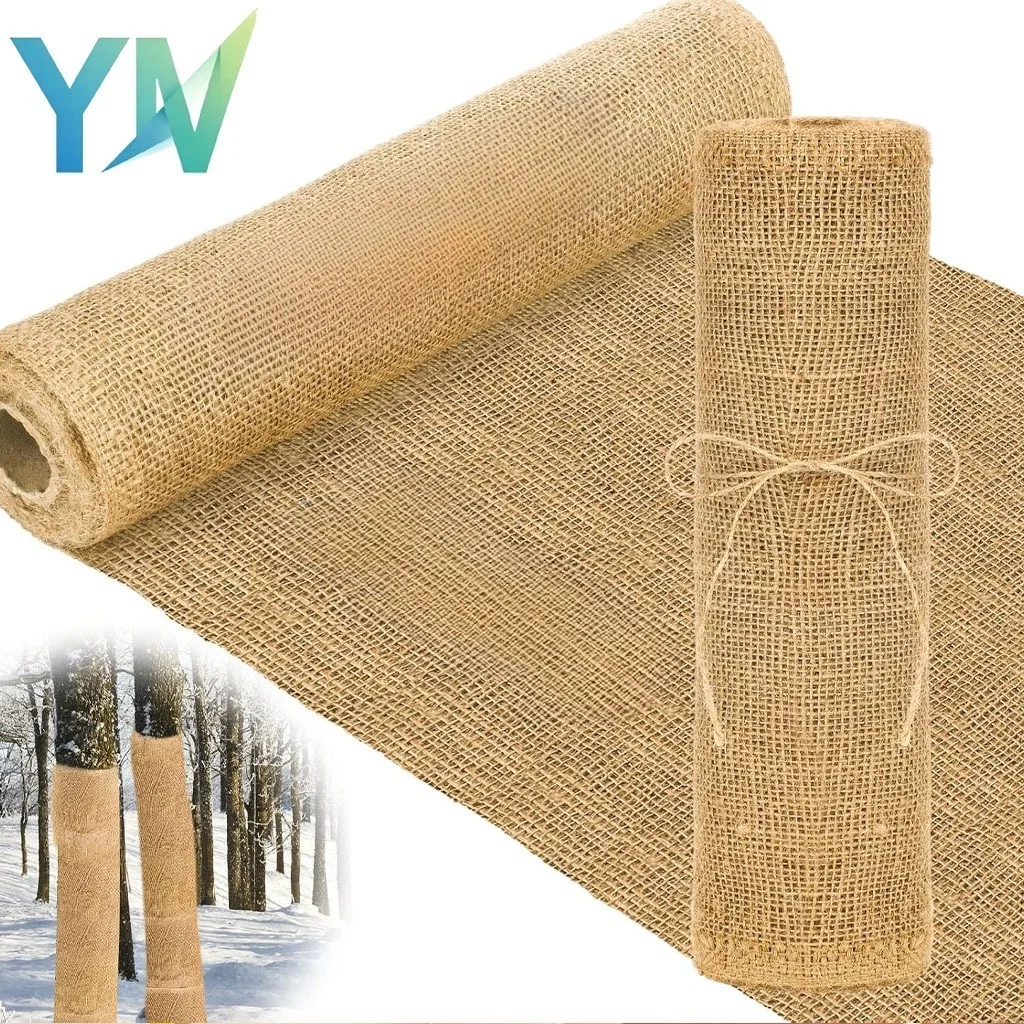 1-5pcs Reusable Burlap Winter Tree Root Guard Thermal Wrap Tape Frost Proof Insulation Fabric for Orchard Cold Protection