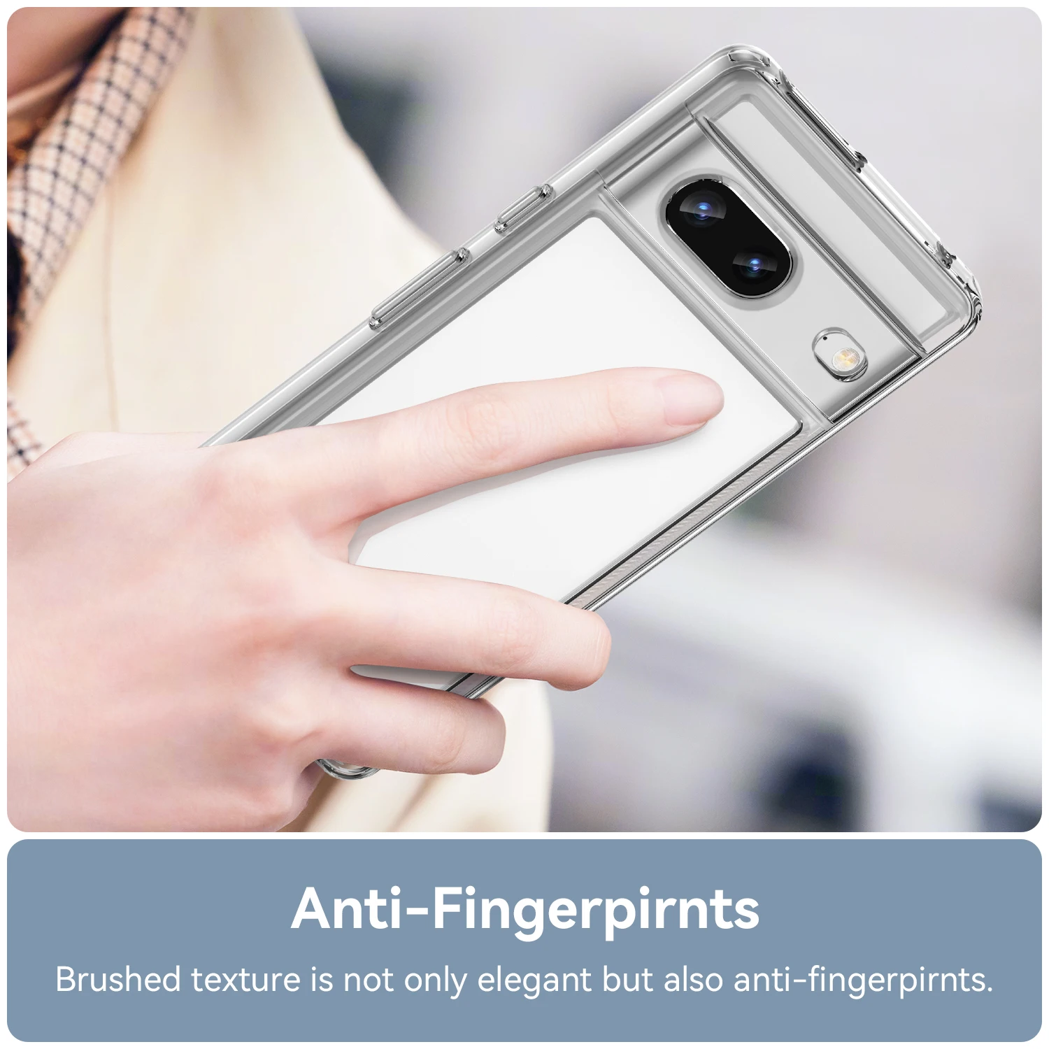 Clear Case For Google Pixel 7 Case Pixel 7 Cover Coque Funda Sehll  Hard Translucent Soft Frame Shockproof Phone Bumper Pixel 7