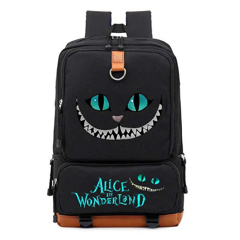 Alice in Wonderland Backpacks For Boys Girls School Bags Rucksack Teenagers Children Daily Travel Backpack Mochila