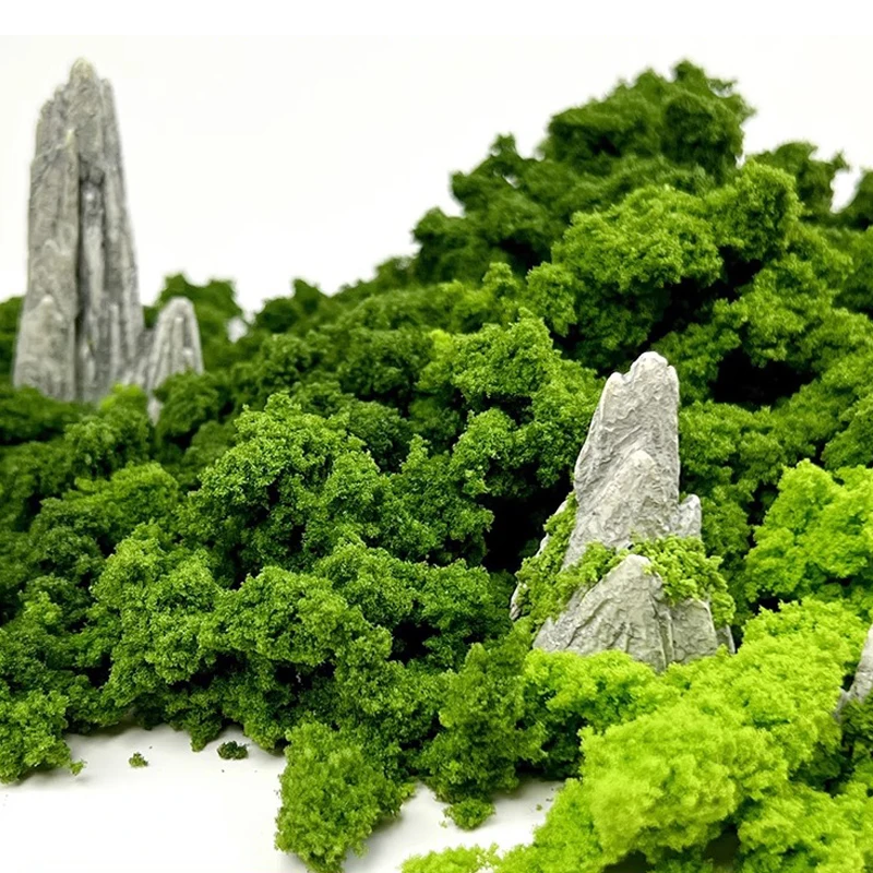 Foam Bushes Clusters Powder DIY Micro Landscape Scenery Terrain Materials Realistic Shrub Foliage Flock For Model Train Layouts