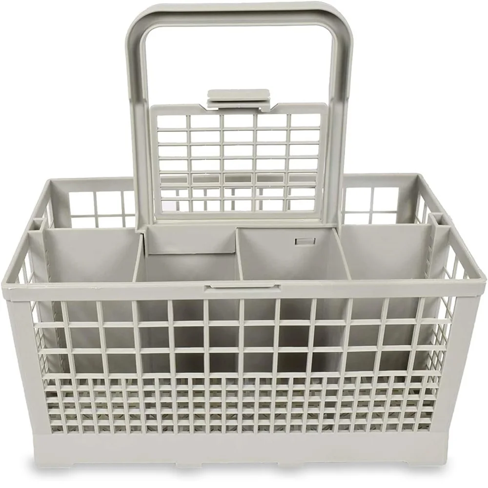 سلة أدوات المائدة العالمية لغسالة الأطباق متوافقة مع Kenmore وWhirlpool وBash وMaytag وKitchenAid وMaytag وSamsung وGE وغيرها