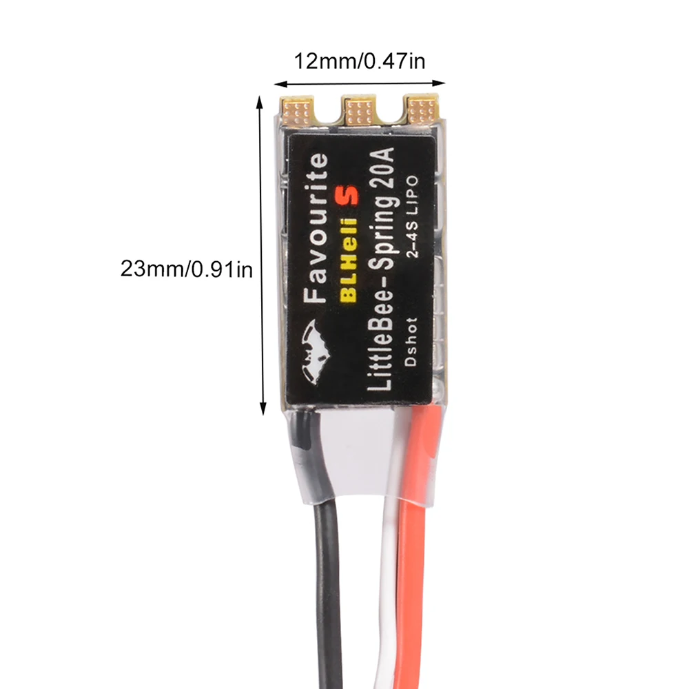 9imod fvt littlebee 20A/30A ESC BLHeli_S Opto 2-6S เครื่องควบคุมความเร็วแบบไร้แปรงรองรับ mulitshot dshot สำหรับโดรน RC FPV