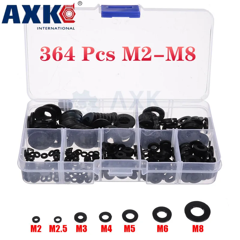 Axk 364Pcs Black Ny…