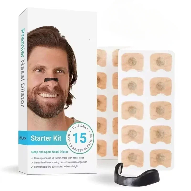 

Anti-Snoring Nose Tools: Magnetic Suction Iron Nasal Strips (Nose Breath Patch) – Increase Airflow, Improve Sleep