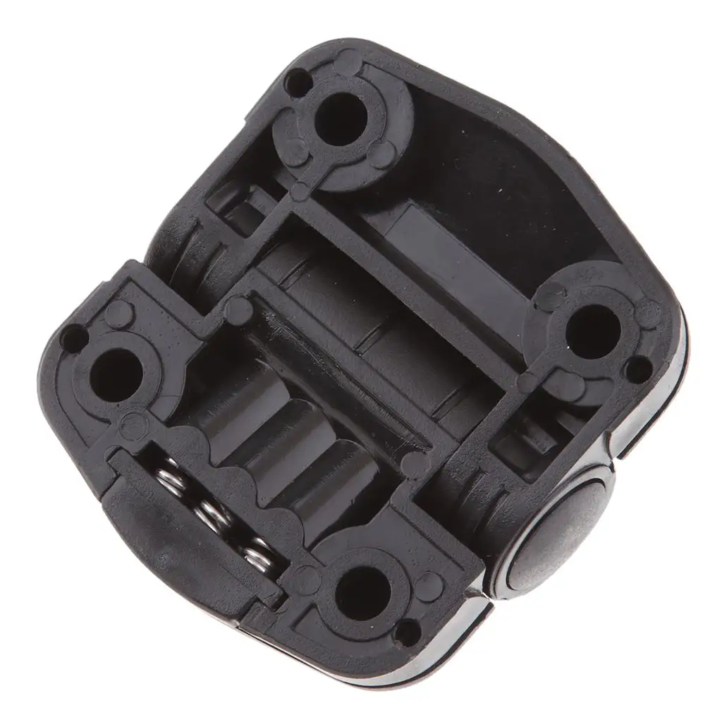 115 Degree Detent Flat Black Butt Hinge Folding Plastic Marine Hinge for Boat RV Hatch and Cabinet Door
