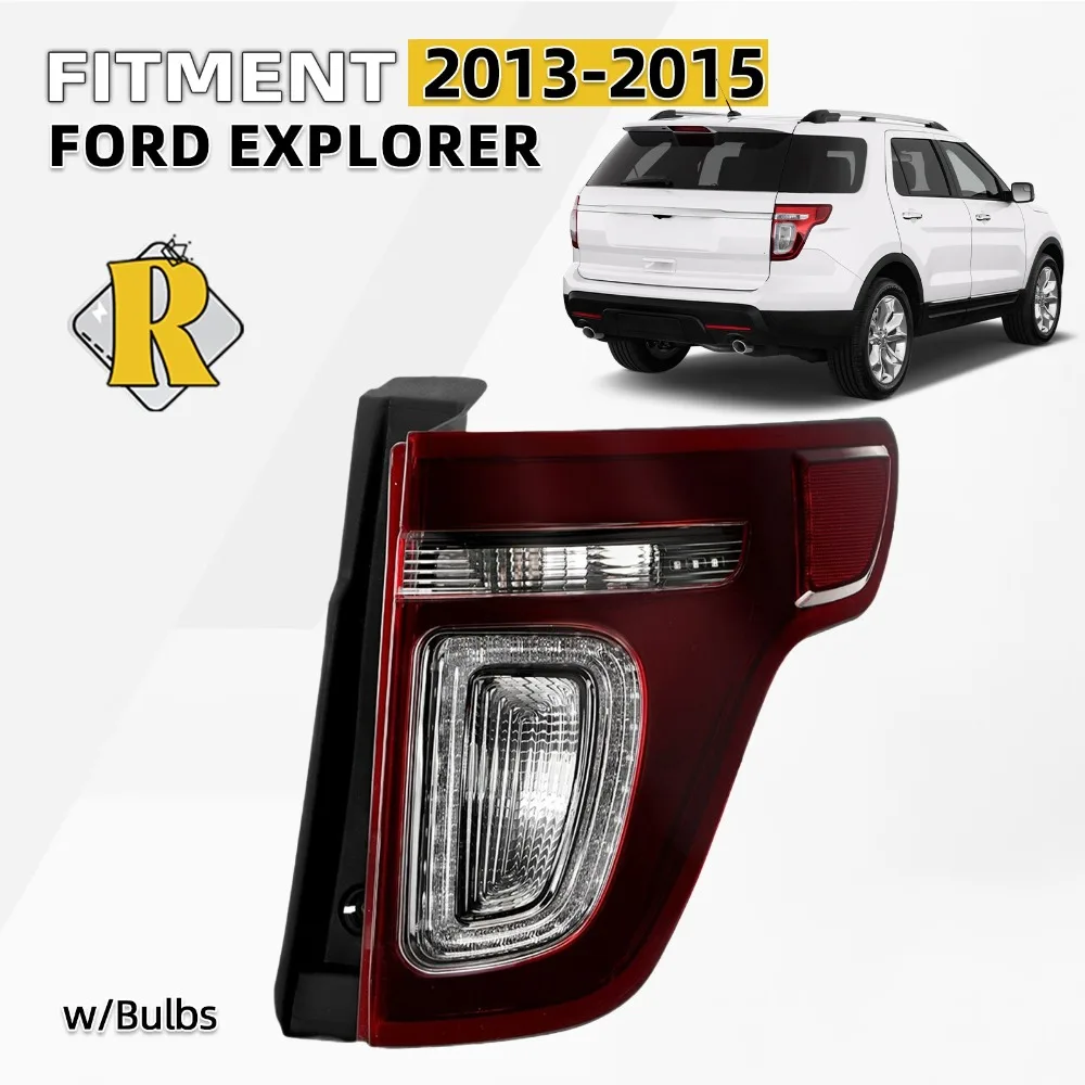 

For 2013-2015 Ford Explorer Sport Package w/Bulbs Tail Light Passenger Side