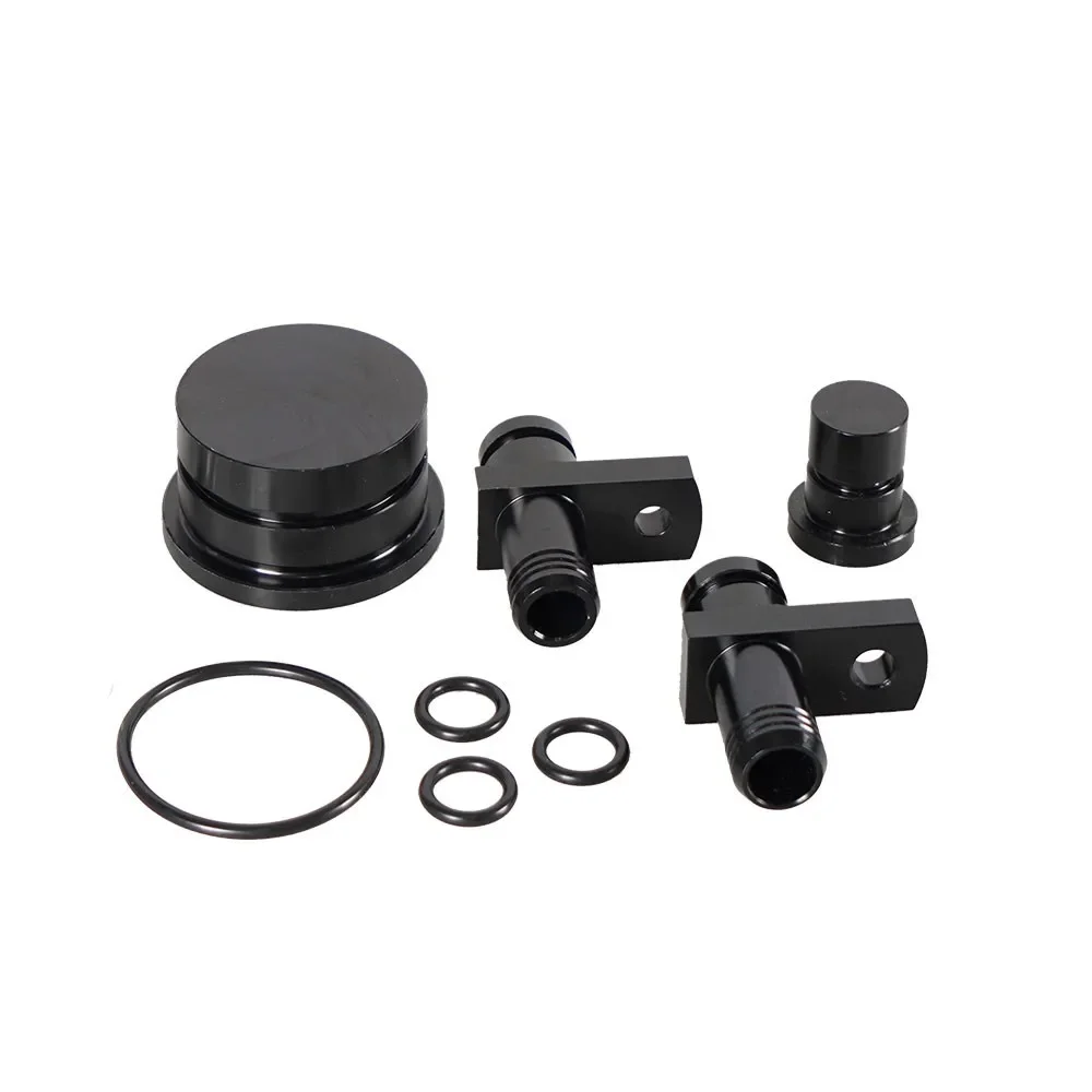 Hot Resonato Engine Fit for Durmax Lly Lbz Lmm Black Aluminum Pcv 6.6L Diesel Engine Adapter Kit Parts Supplies Easy To Install