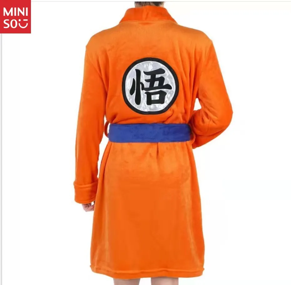 Miniso Sun Wukong Albornoz Pijamas, Rey Mono Cosplay Ropa para el hogar Ropa de descanso