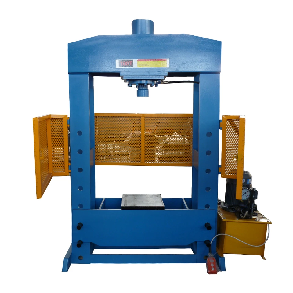 100 Ton Electric H Frame Electric Safety Guarded Pressing Machines Hydraulic Press Machine