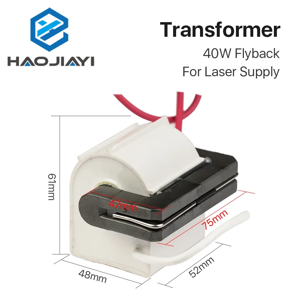 Model C 40W Flyback Transformer for CO2 40W Laser Power Supply Unit