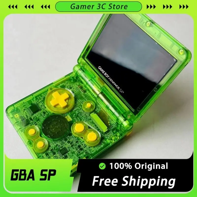 

Gba Sp Handheld Game Console Fold Portable Mini Gamepad Highlight Ips Screen Gamer Console Flip Machine For Gba/Nes Boy Gifts