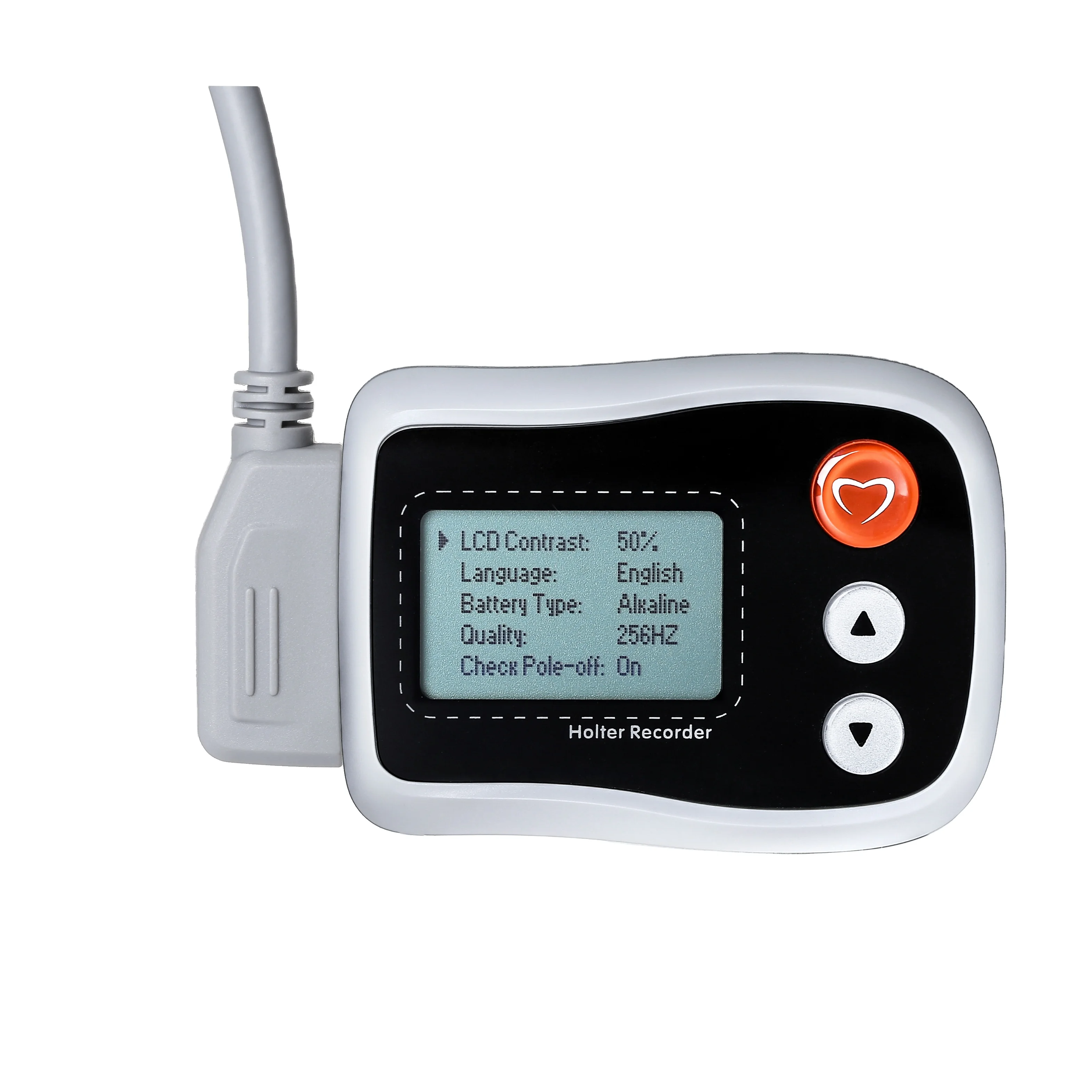 High quality 24h holter ecg recorder with software