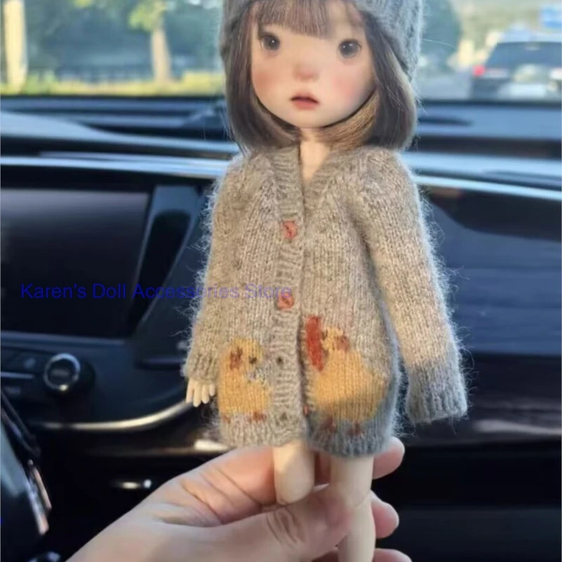 

2026 new Jacquard long sweater knit sweater+hat+socks+scarf for Blythe/landoudou(Fit for Lulu,ymy24,Ob22,24,26,zone, Jenny)