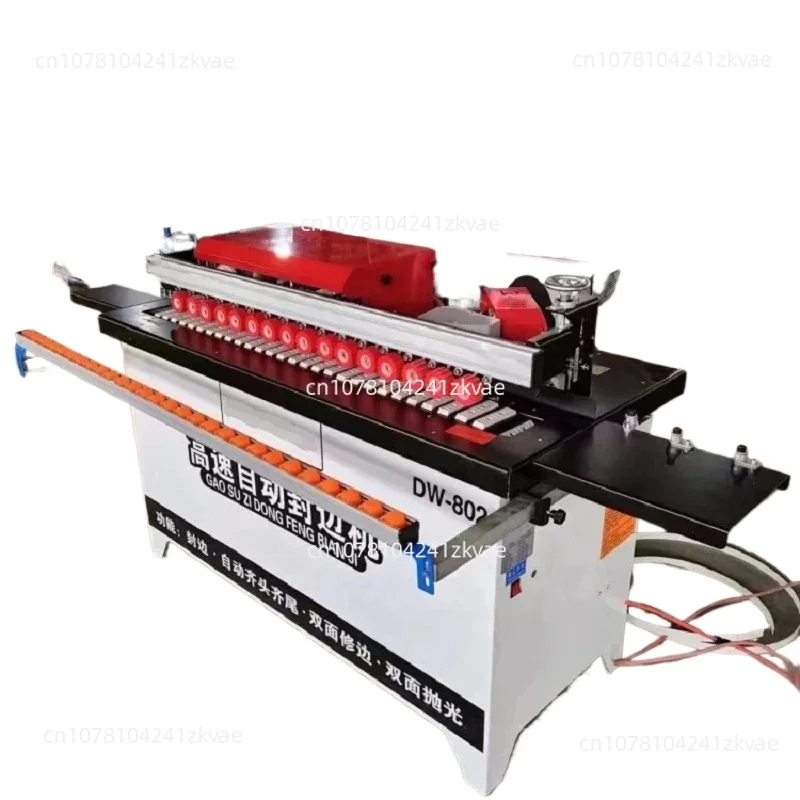 ST-802 curve straight edge bander manual edge banding woodworking based panels machinery