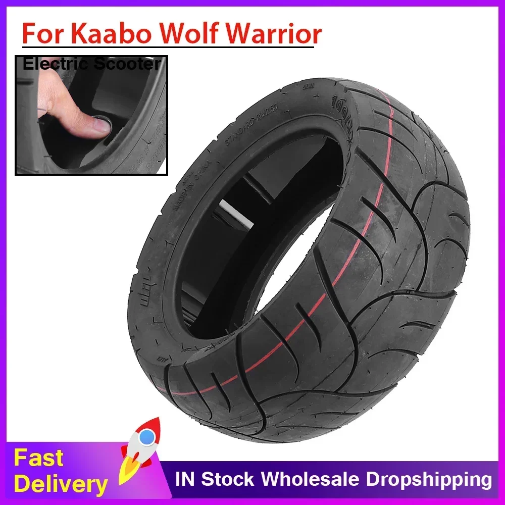 11 Inch 100/55-6.5 Jelly Gel Self-repairing Tire for Kaabo Wolf Warrior Electric Scooter Upgraded Anti Puncture Tubeless Tyre