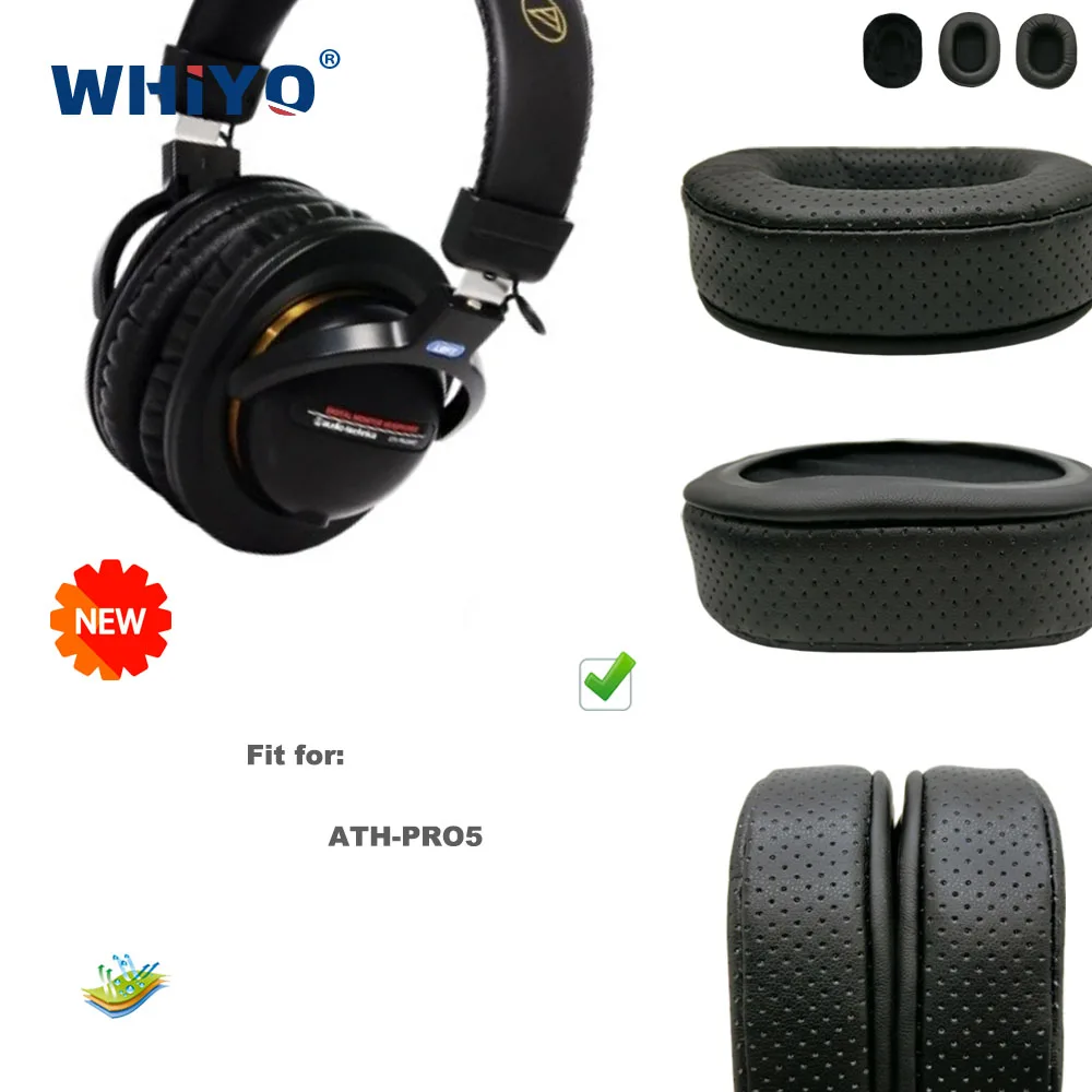 

New Upgrade Replacement Ear Pads for ATH-PRO5 Headset Parts Leather Cushion Velvet Earmuff Earphone Sleeve