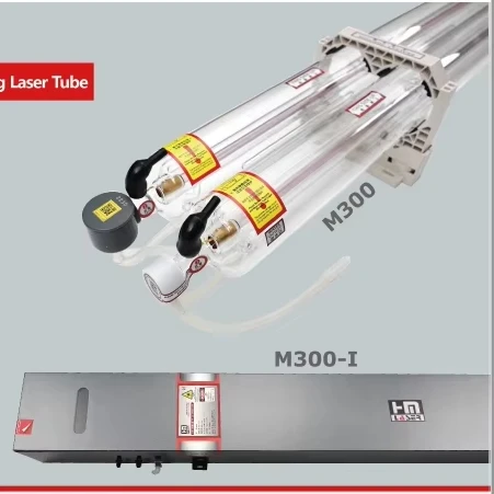 HM-M300I High Quality 300W Double Tube CO2   Tube 1780mm*80mm for   Cutting Engraving Machine Top Choice Equipment Part