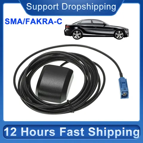 차량용 GPS 안테나 SMA/ FAKRA-C 커넥터, 1575.42 MHz GPS 수신기, 자동차 내비게이션, 야간 투시경 카메라 재생용, 자동 공중 어댑터