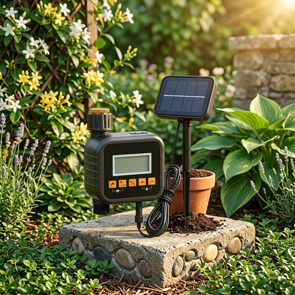 compact-solar-for-garden-hose-timer-with-rain-sensor-and-rain-delay-mode-for-small-to-medium-sized-for-gardens